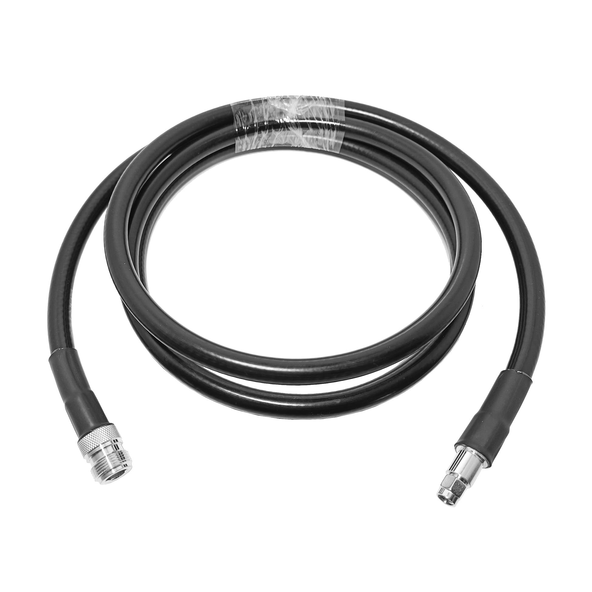 1 câble d'extension coaxial 50 ohm LMR400 N vers RP – Cavalier à faible perte pour antennes, amplificateurs WiFi et émetteurs radio (0,9 m)