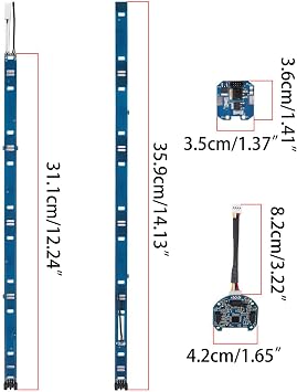 Es1 Es2 Es3 Es4 Es5 電動スクーター用 36v バッテリー保護ボード リチウム保護パネル 通信メインボード 交換用バッテリー ケーブル付き E-スクーター管理ボード