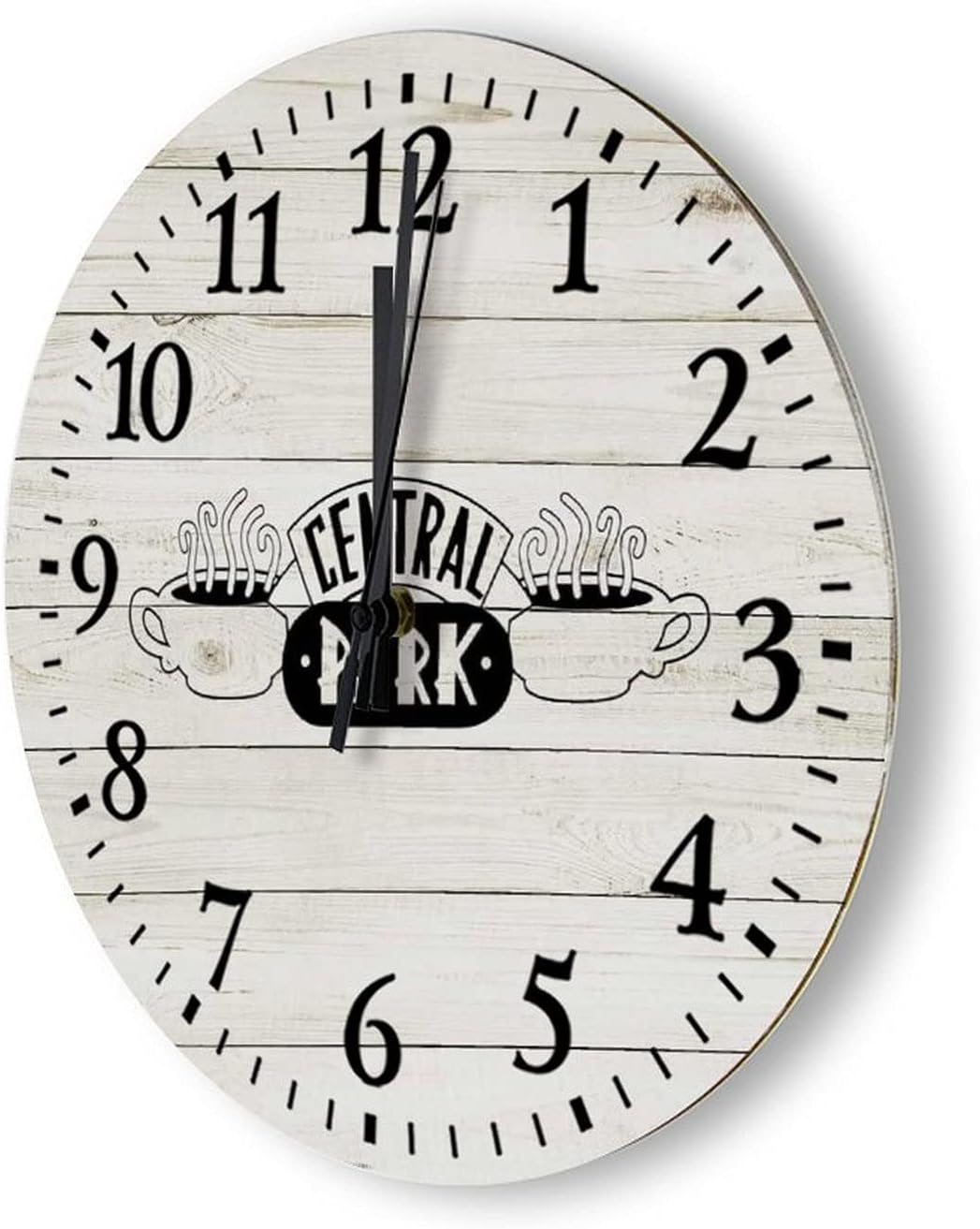 Central Perk Personalized Wood Clock, Wedding Gift, Parent Gift, Family Clock, Mother's Day Present, Birthday Present Wood Clock 12×12 inch