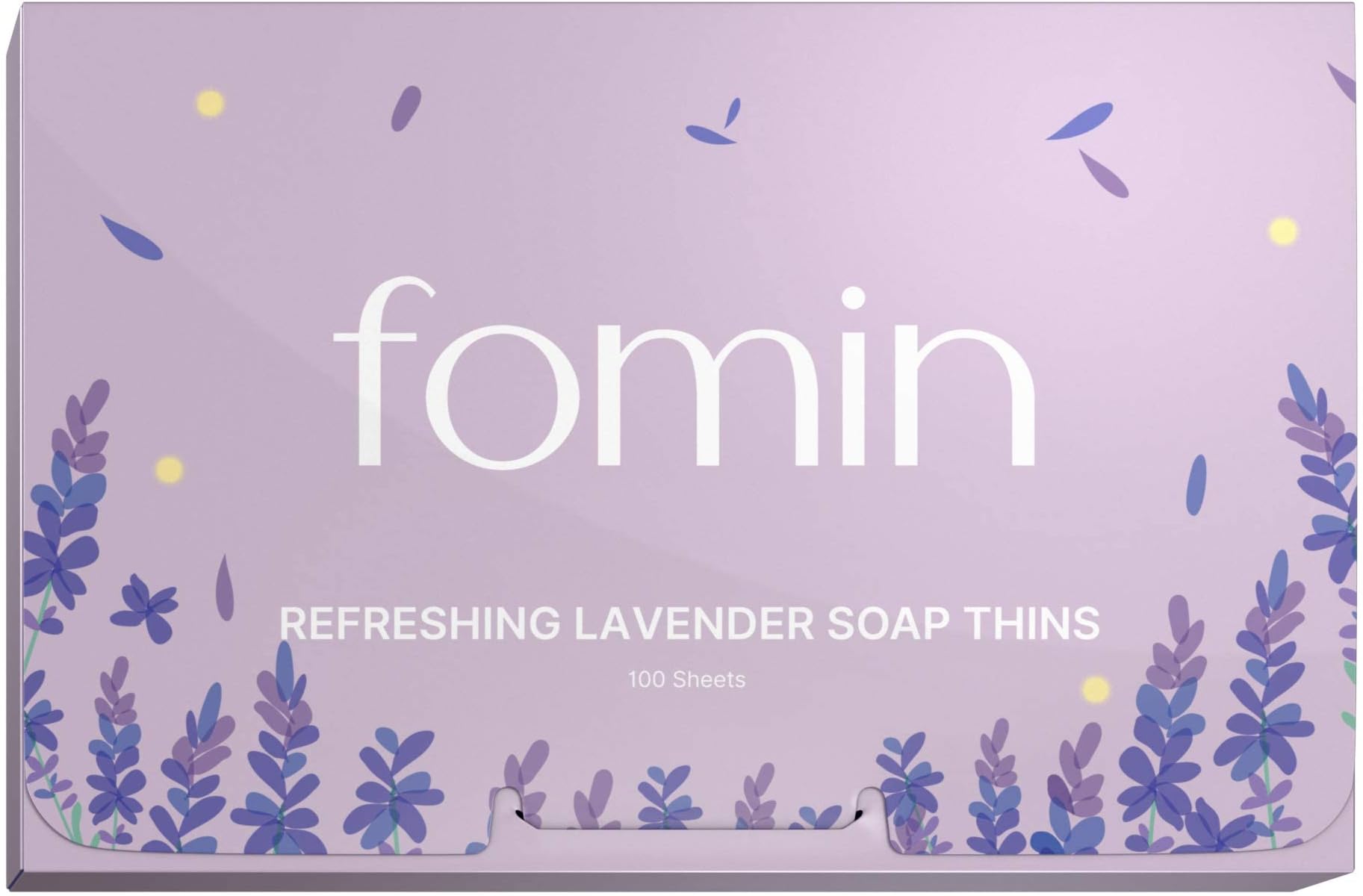 Antibacterial Paper Soap Sheets for Hand Washing - (100 Sheets) Lavender Portable Travel Soap Sheets, Dissolvable Camping Mini Soap, Portable Hand Soap sheet