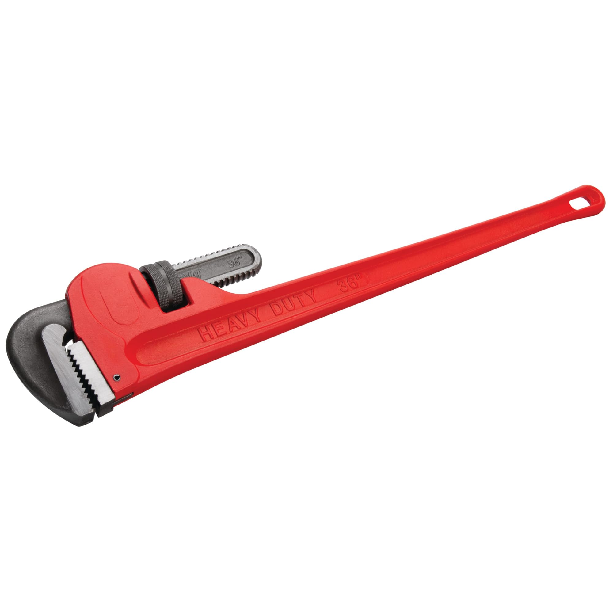 Performance Tool W1133-36B 36 in. Adjustable Steel Pipe Wrench, Red