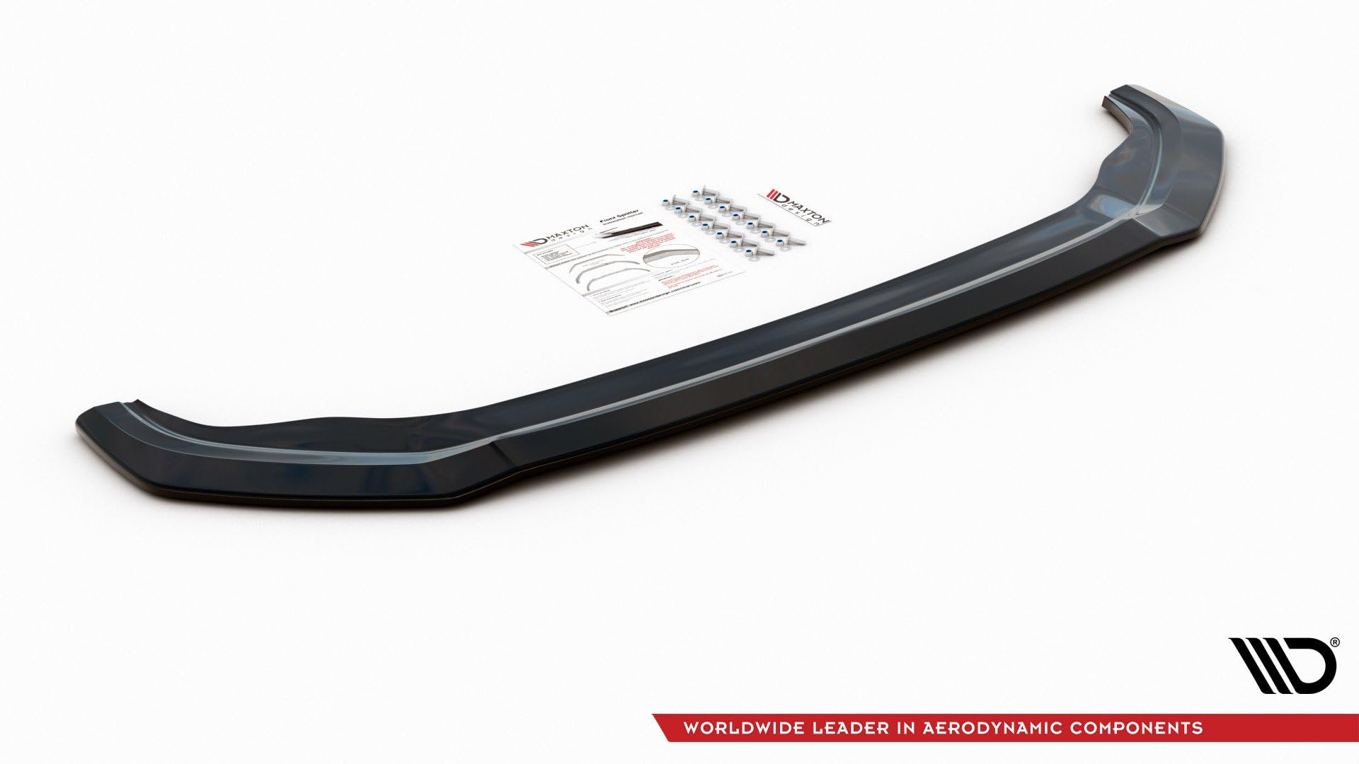 Maxton Design Frontlippe V.2 für VW Golf 7 GTI/GTD (2012-2016) Hochglanz schwarz