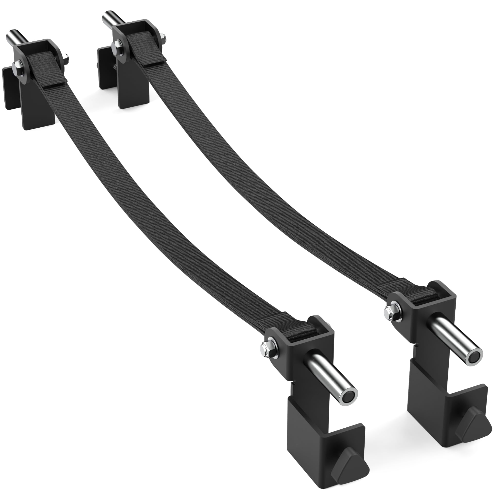 Synergee Power Rack Attachment 2x3 36" Safety Strap Designed for 5/8โ or 1" Holes. Safety Straps for Power Lifting, Squats and Presses. Sold in Pairs.