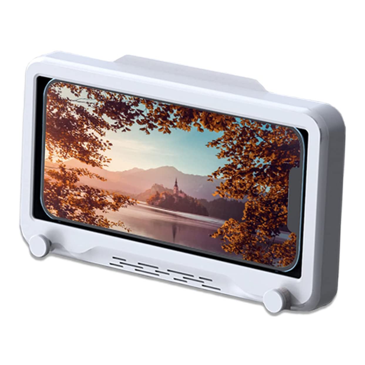 Mikikit 3pezzi Scatola Porta Telefono Da Bagno Con Supporto Rotante Installazione Senza Trapano Design Compatto Alta Capacità Di Carico Perfetta Per Bagni e Toilette