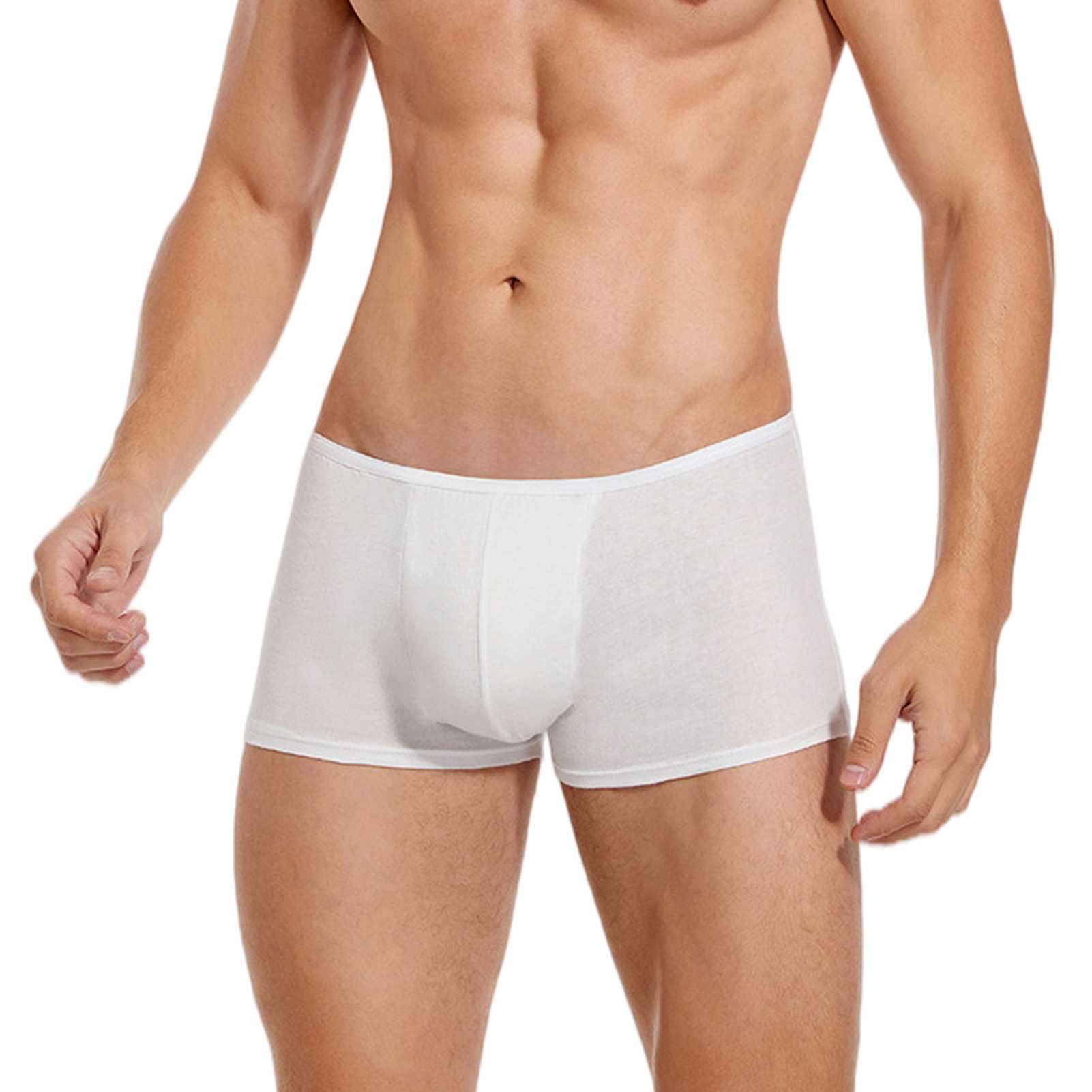 Wysokiej jakości 8-paczki Męskie jednorazowe 100% bawełniane bielizny do szpitala podróży pobyt w nagłych wypadkach indywidualnie zapakowane(Size:XL-XLarge)