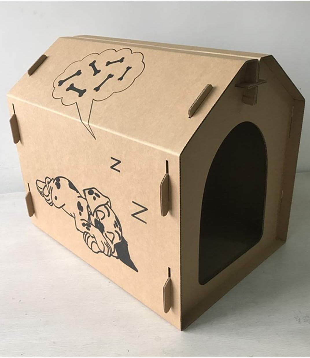 SenyCardboard Dog House Pet House Tower Condo Apartment W28D20H24 Inches