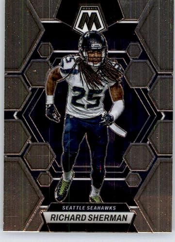 2023 PANINI MOSAIC #225 RICHARD SHERMAN SEATTLE SEAHAWKS FOOTBALL OFFICIAL TRADING CARD OF NFL
