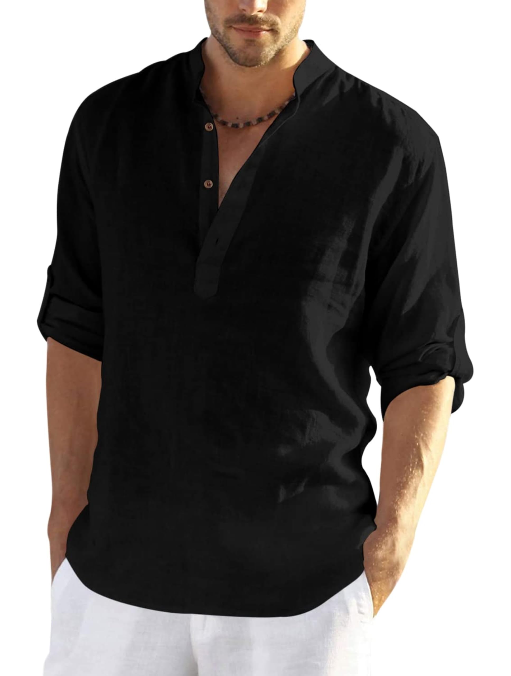 zombom Men's Cotton Polyester Blend Full Sleeve Straight Kurta Designed for Elegant Ethnic Wear, Daily Comfort, or Festive Gatherings-picture-11