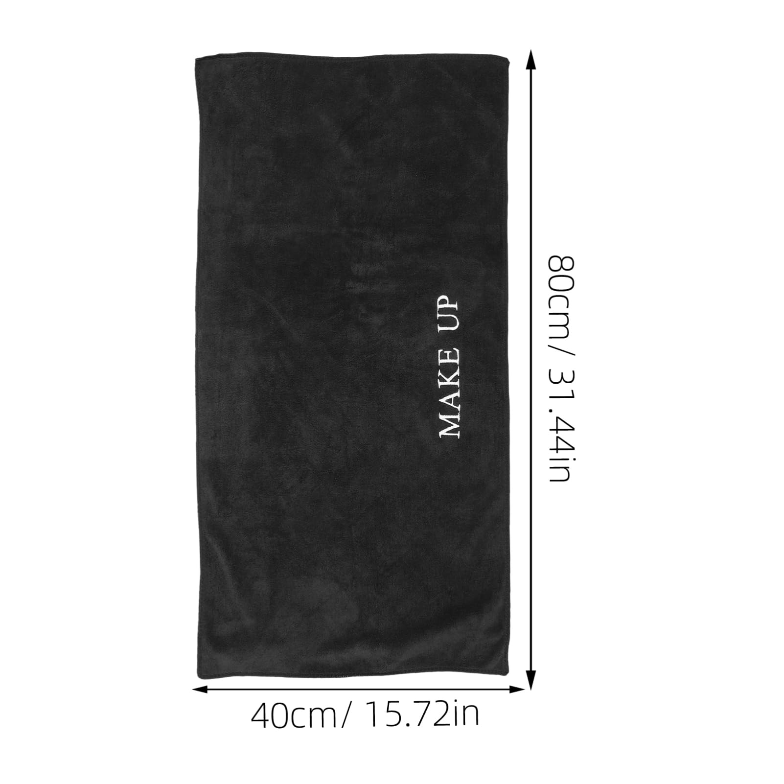 Kichvoe Makeup Table Cloth Pad 31.5 X 15.7 Inch Soft Cloth Mat with Non-Slip Bottom for Vanity Desk Protection and Workbench Use - Image 2