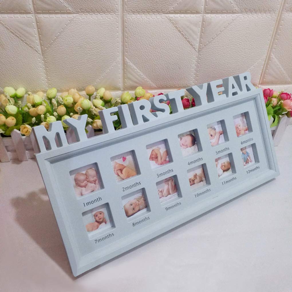 Cornice My First Christmas Bella Busta - 20x25 Cm Con Scritta Personalizzabile Per Il Primo Natale Del Bambino