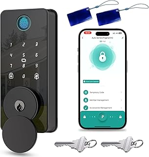 Keyless Entry Door Lock, Fingerprint Doo...
