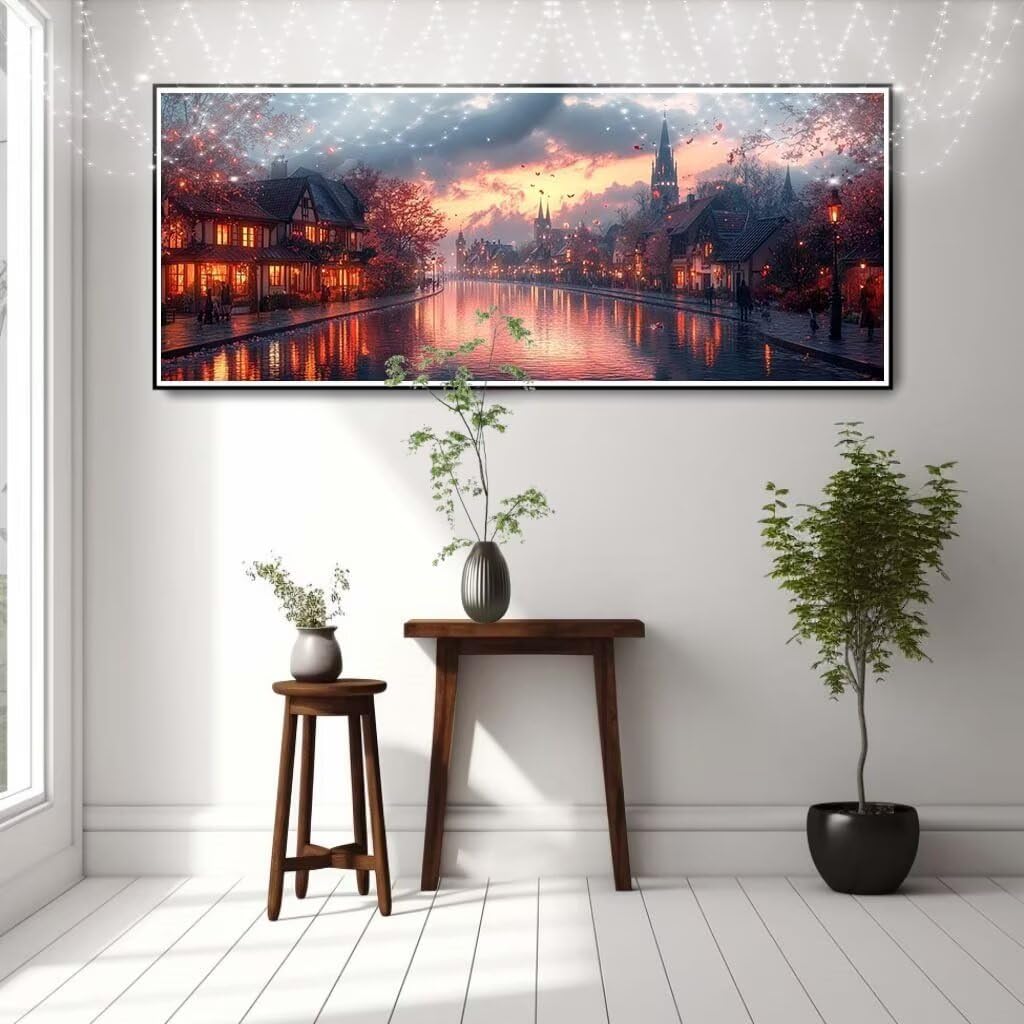 5D diamentowe malowanie pełne zestawy krajobraz, sedan, DIY diamentowe malowanie dla dorosłych, haft krzyżykowy malarstwo diamentowe, kryształowe diamenty sztuka dla dzieci do dekoracji domu 80 x 200
