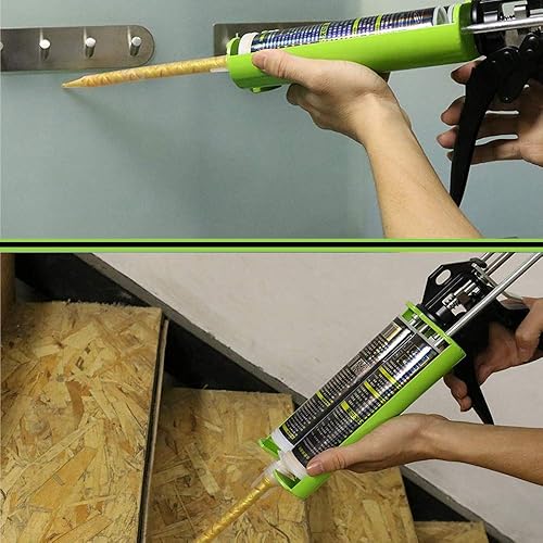 Miniatura 7 de Pistola epoxi 13.5 fl oz13.5 fl oz (relación de mezcla 11) Manual del aplicador de cartucho adhesivo de doble componente, pistola de enlace de panel