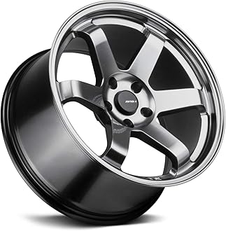 AVID.1 AV-06 Hyper Black 18x8.5 Custom Wheel – Fits 5x100 Bolt Pattern with +35 Offset – Lightweight Performance Alloy Wheel – Aggressive Street Style & Track-Ready Car Accessories