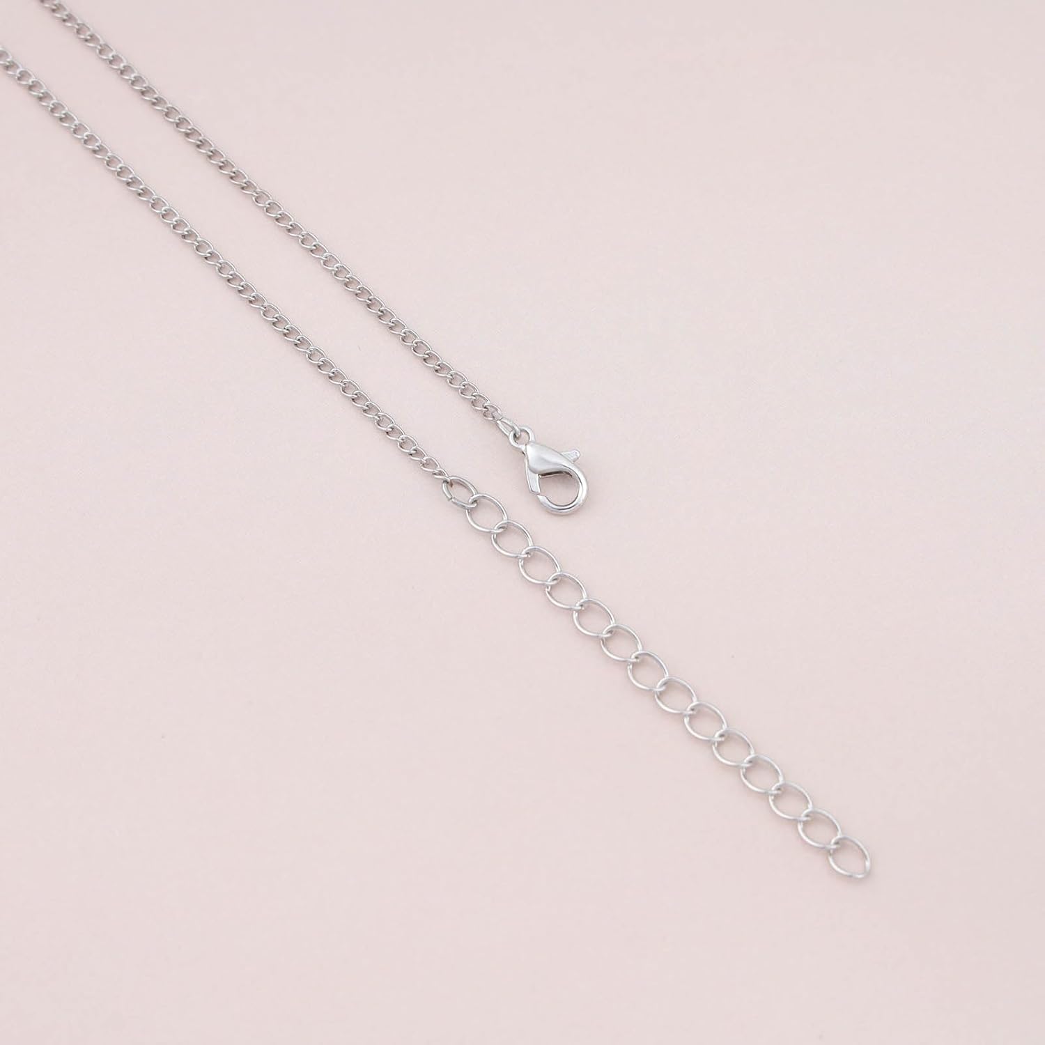 Bohemia Silver Flower Pendant Necklace Cute Flower Choker Necklace Smile Flower Chain Necklace Flat Floral Collar Necklace Minimalist Flower Charm Necklace Jewelry for Women - Image 6