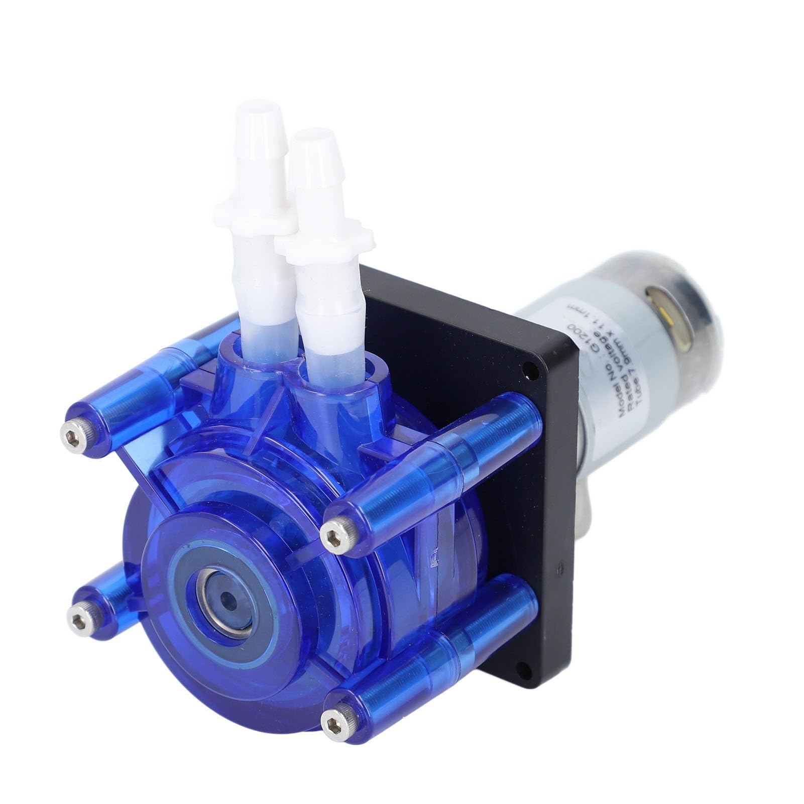 Peristaltische Pumpe mit Durchfluss, 1200 Ml/min, Selbstansaugende Gleichstrompumpe aus Edelstahl Zum Abfüllen von Getränken, Ideal für Sirupanwendungen (DC24V)