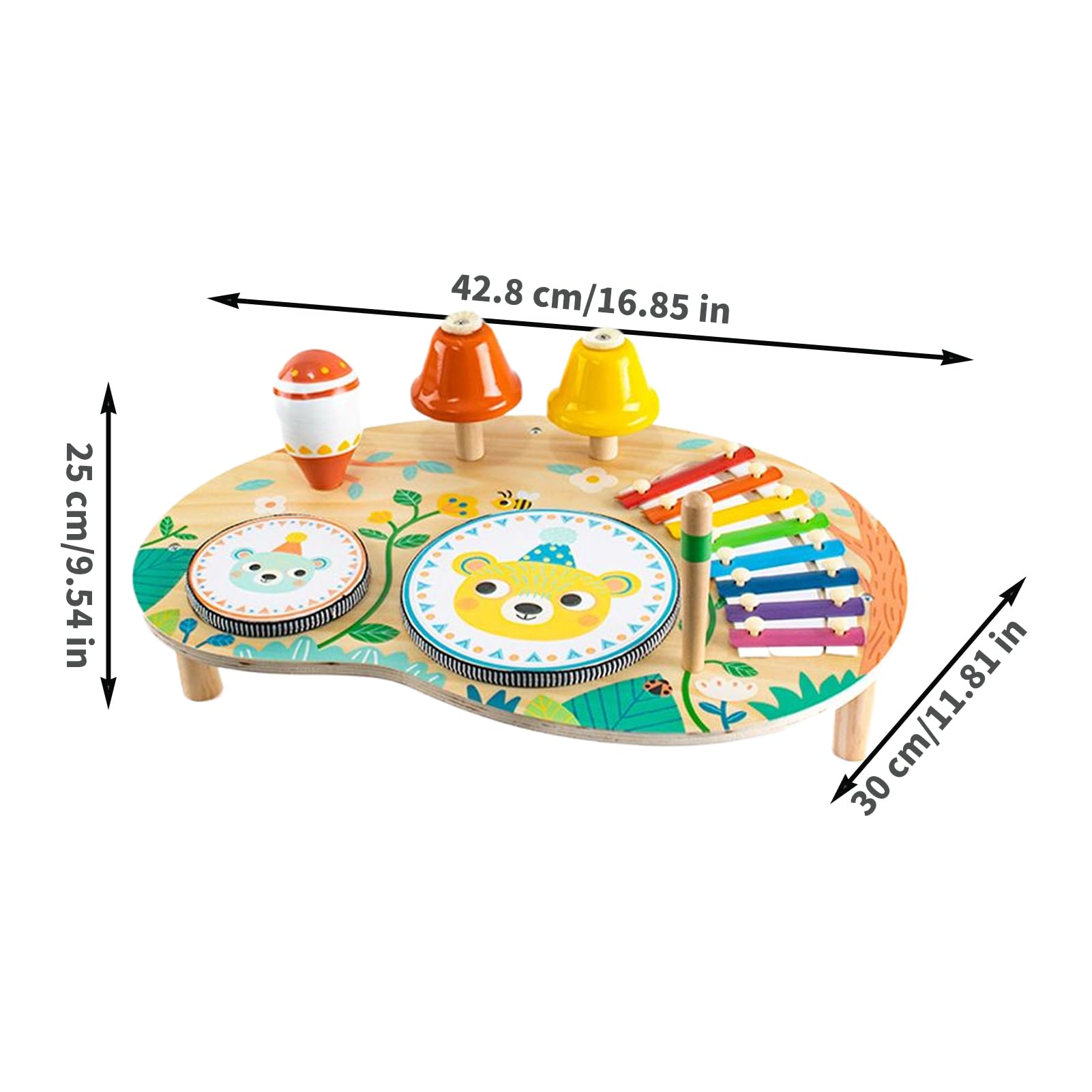 Générique Gioca al Tavolo per I - Sensory Learn Toy | Giocare al Tavolo | Taable del Centro di Attività del Legno | Sviluppo di Coordinamento occhio-Mano sensoriale