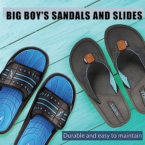 NORTY Big Boy's Slide Sandals and Thongs for Beach and Boats - Kids Flip Flops2