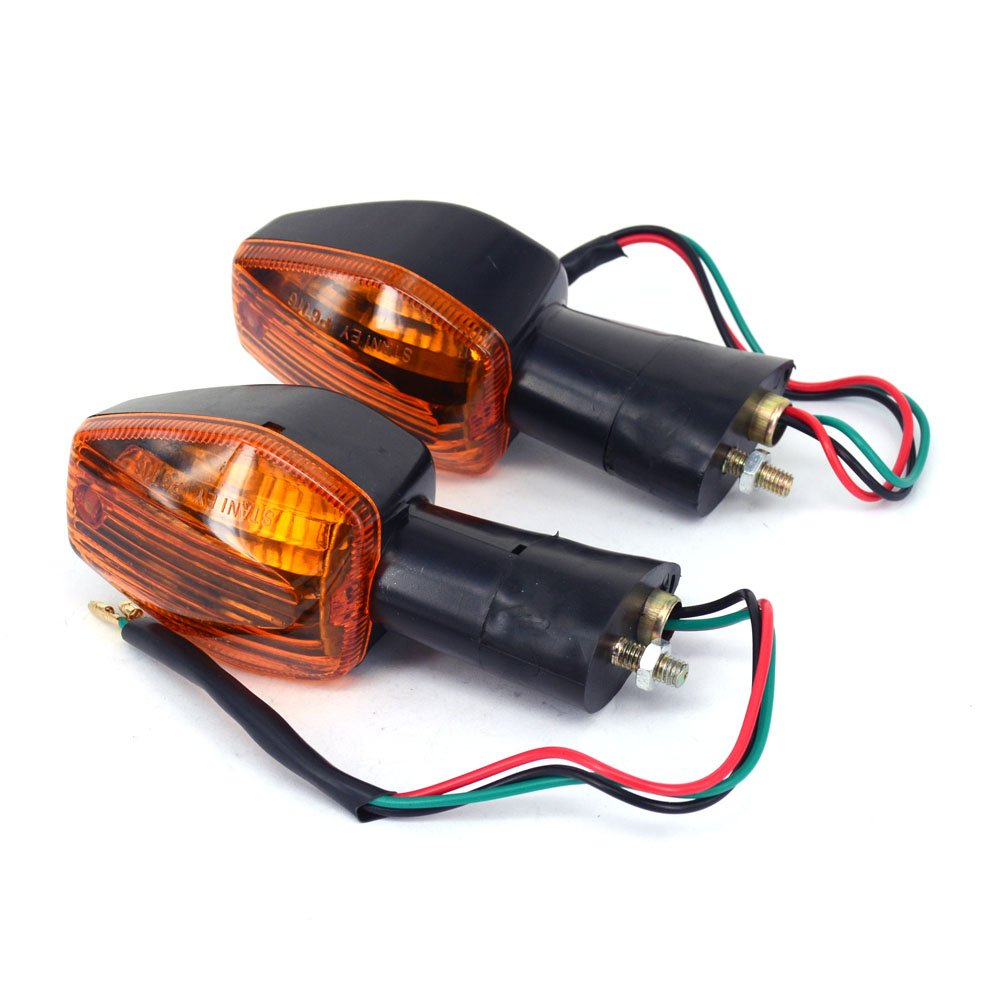 JFG RACING Indicatori Direzione Moto,Luci Indicatori Direzione Lampada Frecce Moto per moto Lampadine per CBR600RR 2003-2006 CBR1000RR 2004-2007 Lampada Lampeggiante Doppia Sportiva