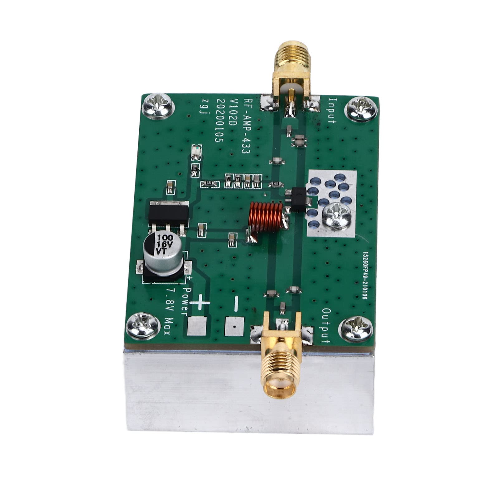 XR-109 Leistungsverstärkerplatine 433 MHz Hochleistungs-HF-Verstärker für Digitale Übertragung mit Erweiterter Reichweite Fernbedienung 50 Ohm SMA-K-Buchse Hocheffizient 8,3 W Ausgangsleistung
