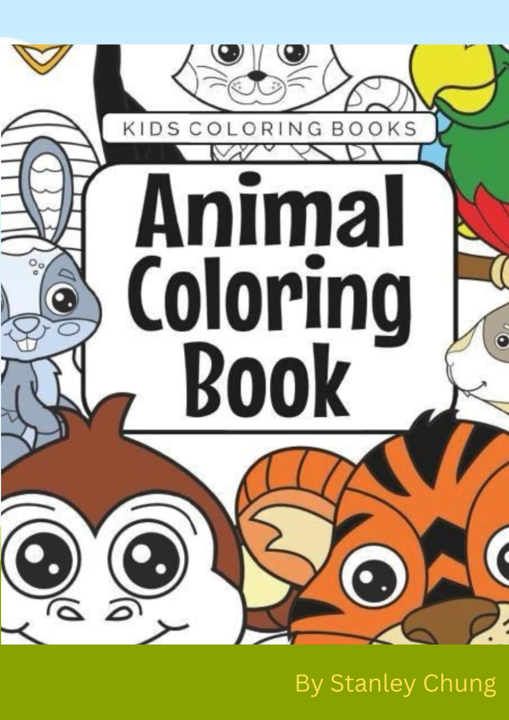 Animal Alphabet Coloring Book: ABC Animals Coloring Pages for Kids Ages 3–7 | Grayscale Lined Illustrations | Educational A–Z Coloring Book