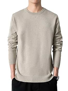 Amazon | MDMYXJP セーター メンズ 冬服 メンズ クルーネック