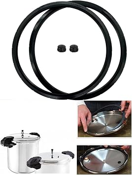 4x 09985 Pressure Canner Sealing Ring & Overpressure Plug Gasket Fits Presto 01745 01751 01755 01781 01782 01784