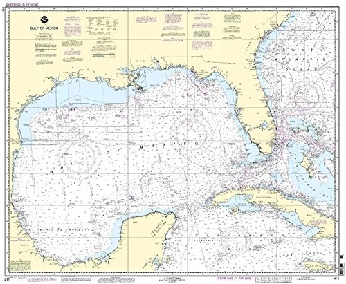 NOAA Chart 411: Gulf of Mexico