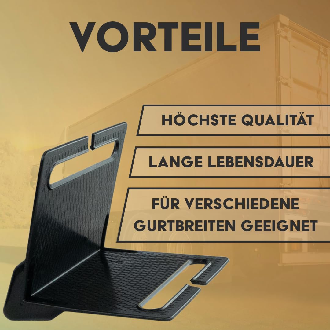 Lot de 6 sangles de protection des bords pour sangles de 2,5 à 10 cm de large, protection des bords, sangle d'arrimage, angle de sécurité de charge, protège-bords professionnel, protection des bords,