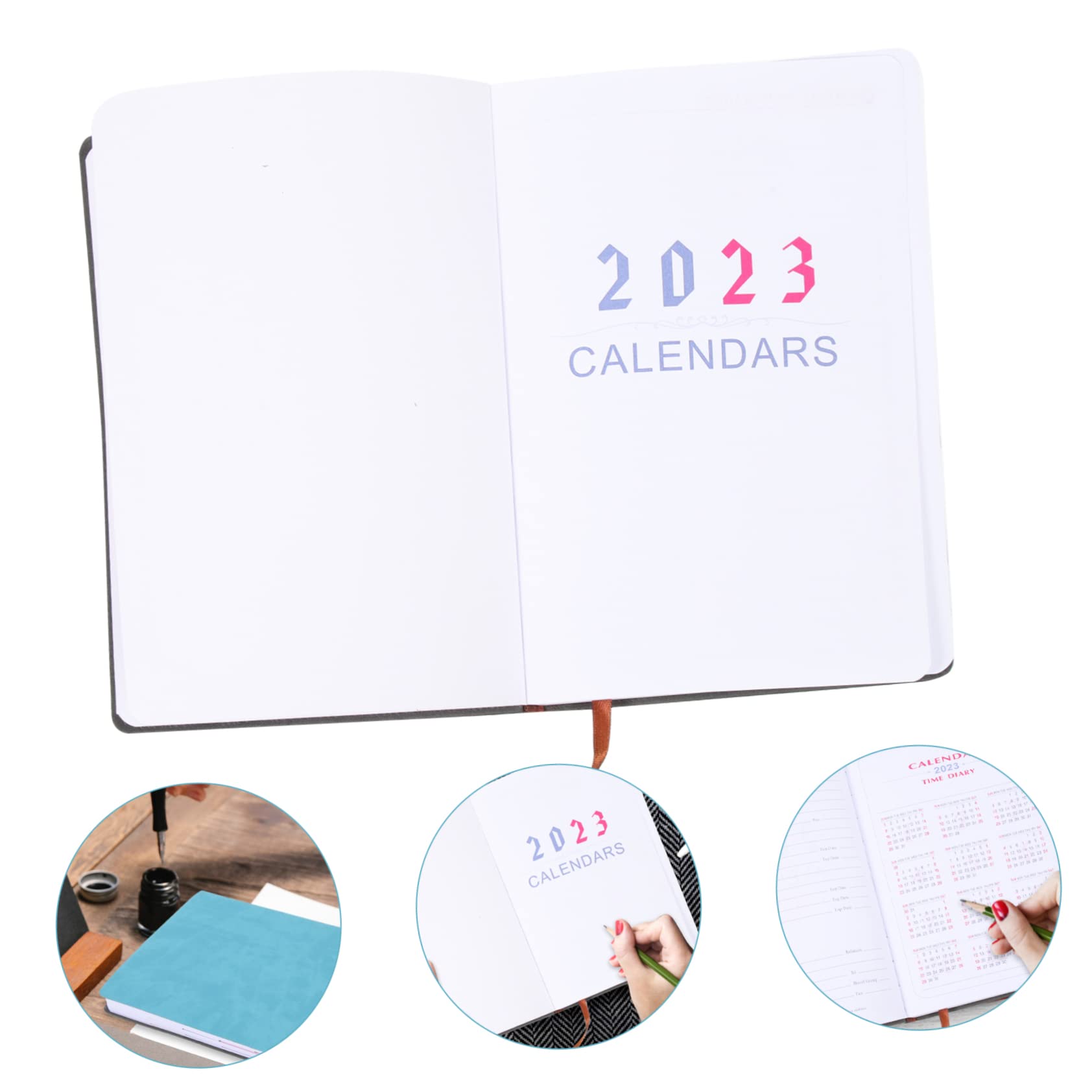 TEHAUX 5piezas Planificador Académico Notas Diarias y Calendario Para Estudio Casa Agenda De Trabajo y Citas Índice Mensual Para Fácil Acceso