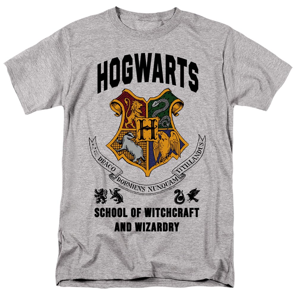 Popfunk Harry Potter Hogwarts School of Witchcraft Unisex Adult T Shirt