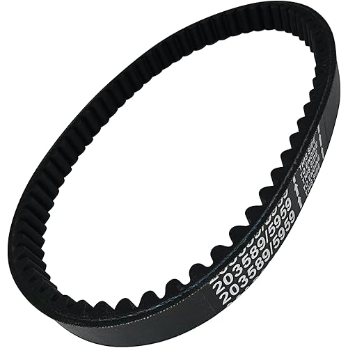 Strongthium Go Kart 203589 CVT Torque Converter Drive Belt for Go Cart Comet 203589A Manco 5959 Kartco 7628 30 Series TAV2 Belt Fits Coleman CK196-T KT196 196cc 212cc 6.5HP Engines