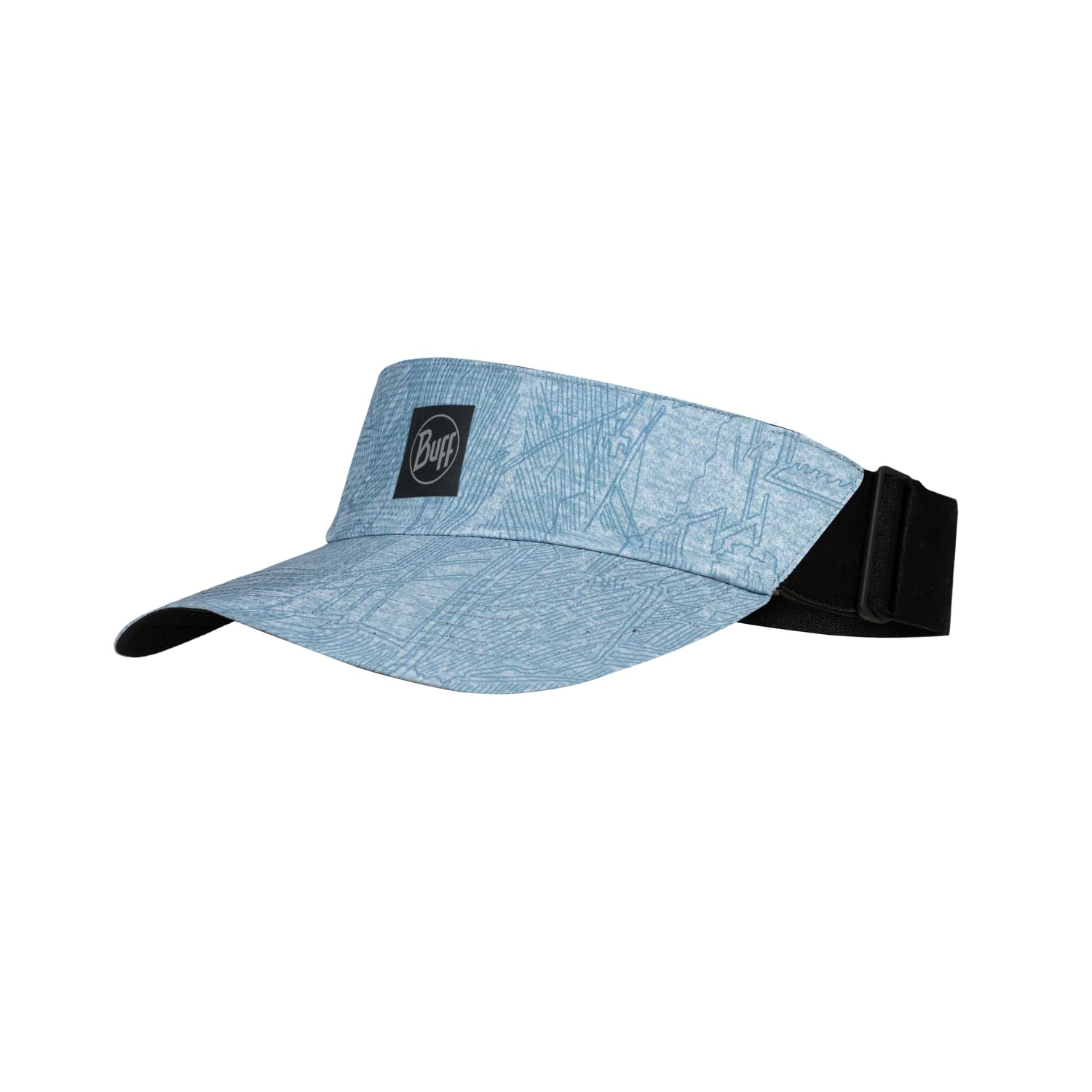 Buff®| Cap Go Visor Man Women Adult Flexible, Adjustable, Visibility, Reflective, Comfortable, Quality, One Size, Grey
