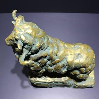 アンティーク雑貨　ブロンズ製 羊と子羊の彫刻 1957年製 アンティーク雑貨 ブロンズ製 羊と子羊の彫刻 1957年製 アンティーク