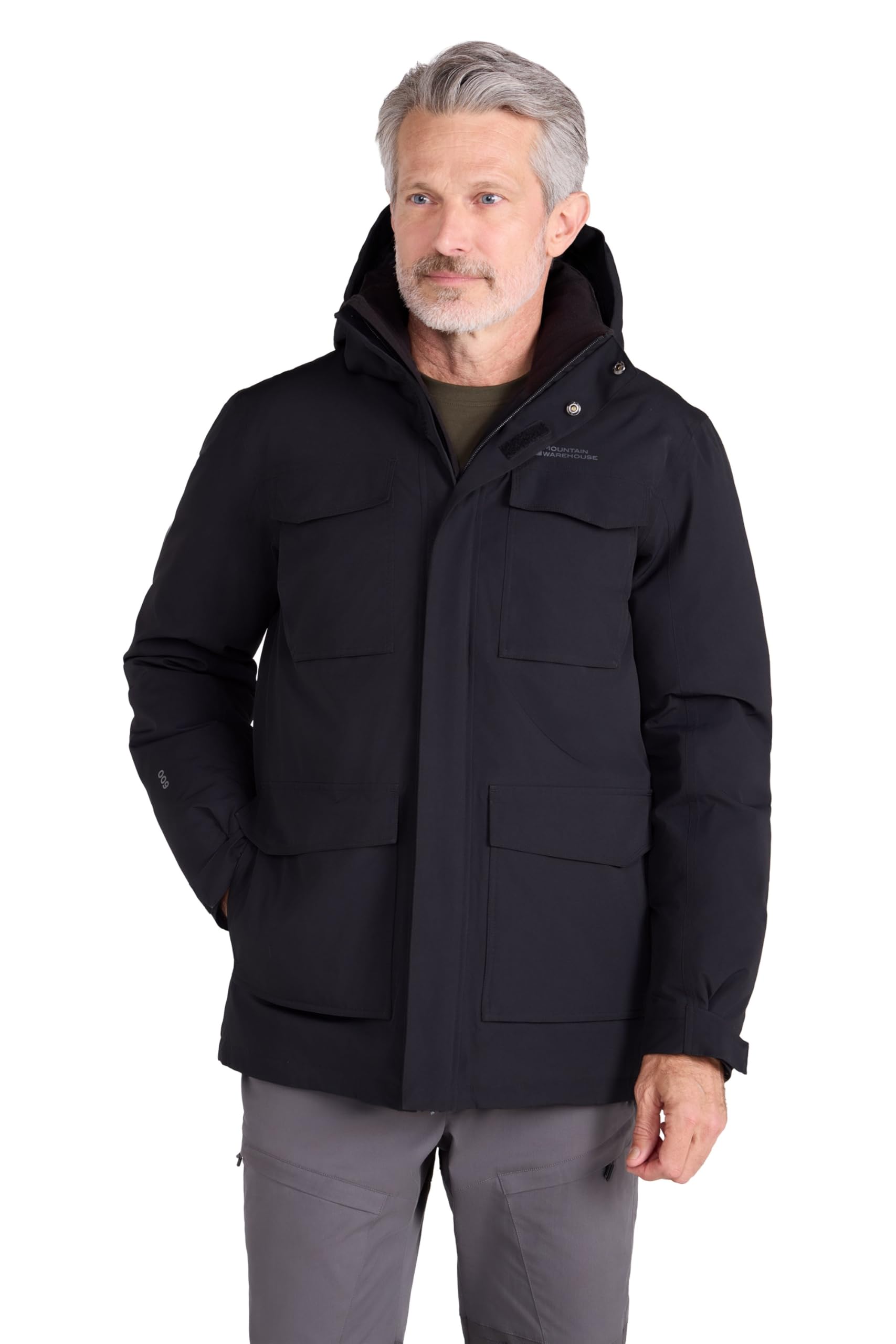 Mountain Warehouse Concord Extreme Mens Down Jacket Black XXS