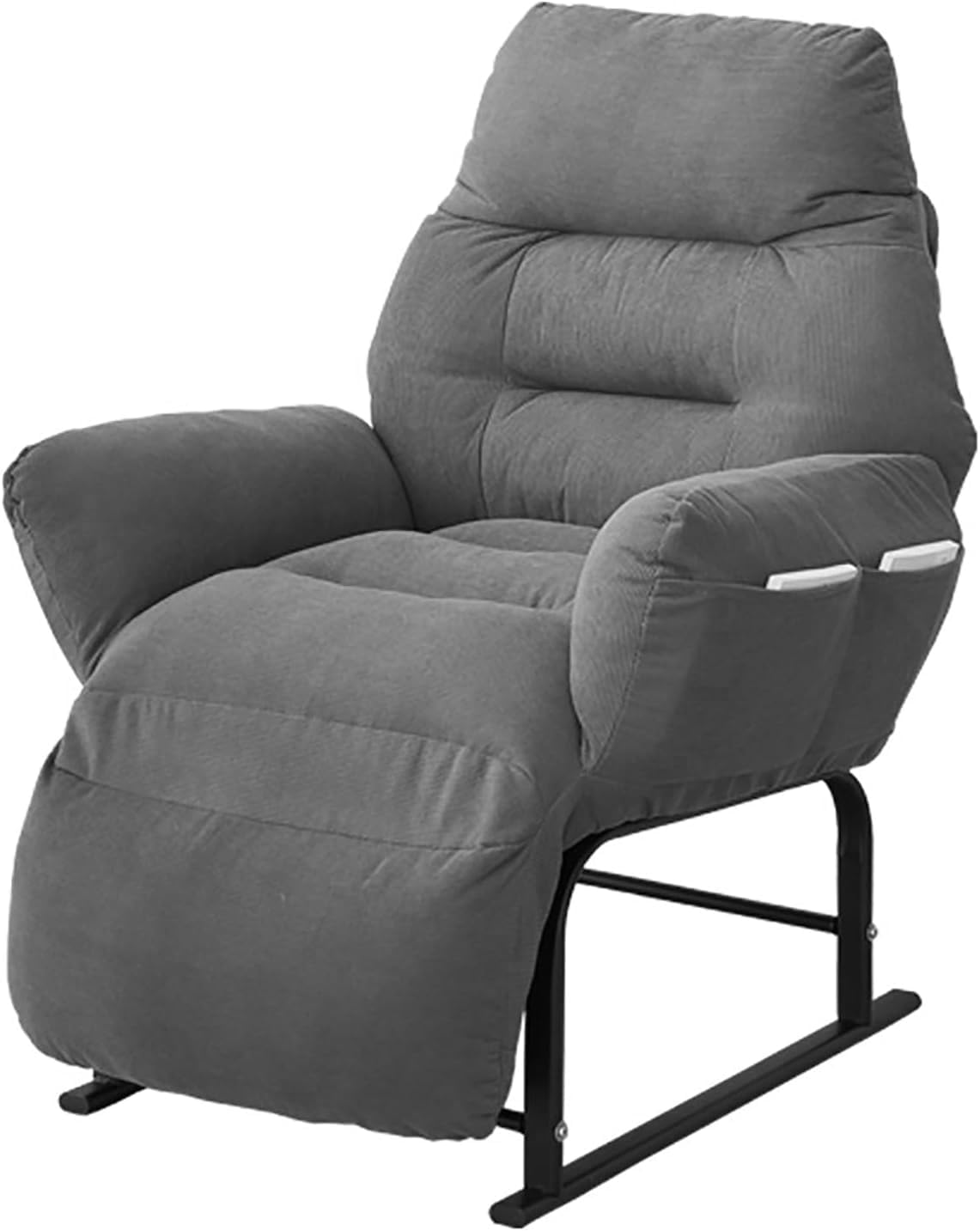リクライニングチェア 寝れる 座椅子 耐荷重180kg 手すり付き 5段階調節 背もたれ&middot;肘当て&middot;フットレスト おしゃれ 一人暮らし