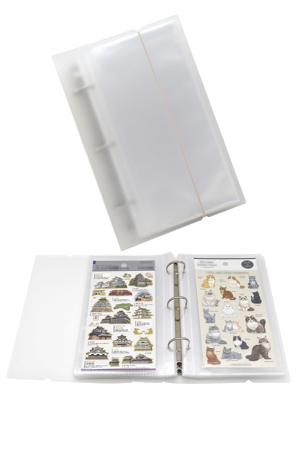 Amazon.co.jp: [zacclucc] シール収納ファイル 【台紙ごと入る