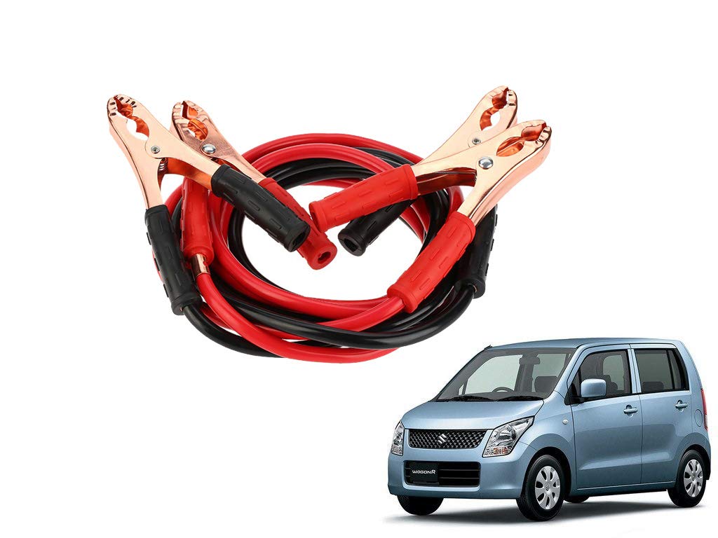 Kozdiko Car 500 Amp Heavy Duty Copper Core Tangle Battery Booster Cable 7.5 Ft for Maruti Suzuki WagonR Type-2(2010-Present)-image-6