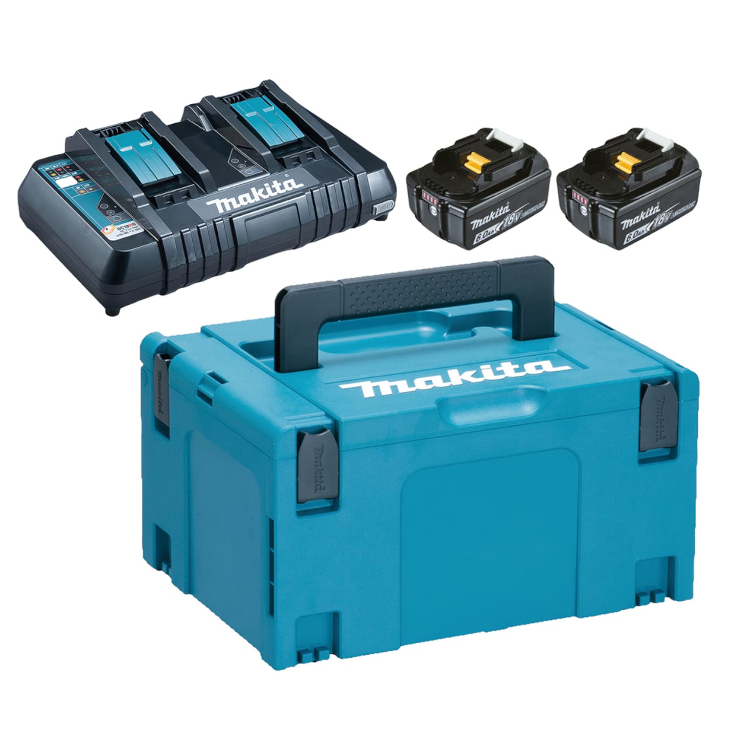 Makita 197629-2 Kit fuente de alimentación Lxt, 5Ah, 90 W, 18 V
