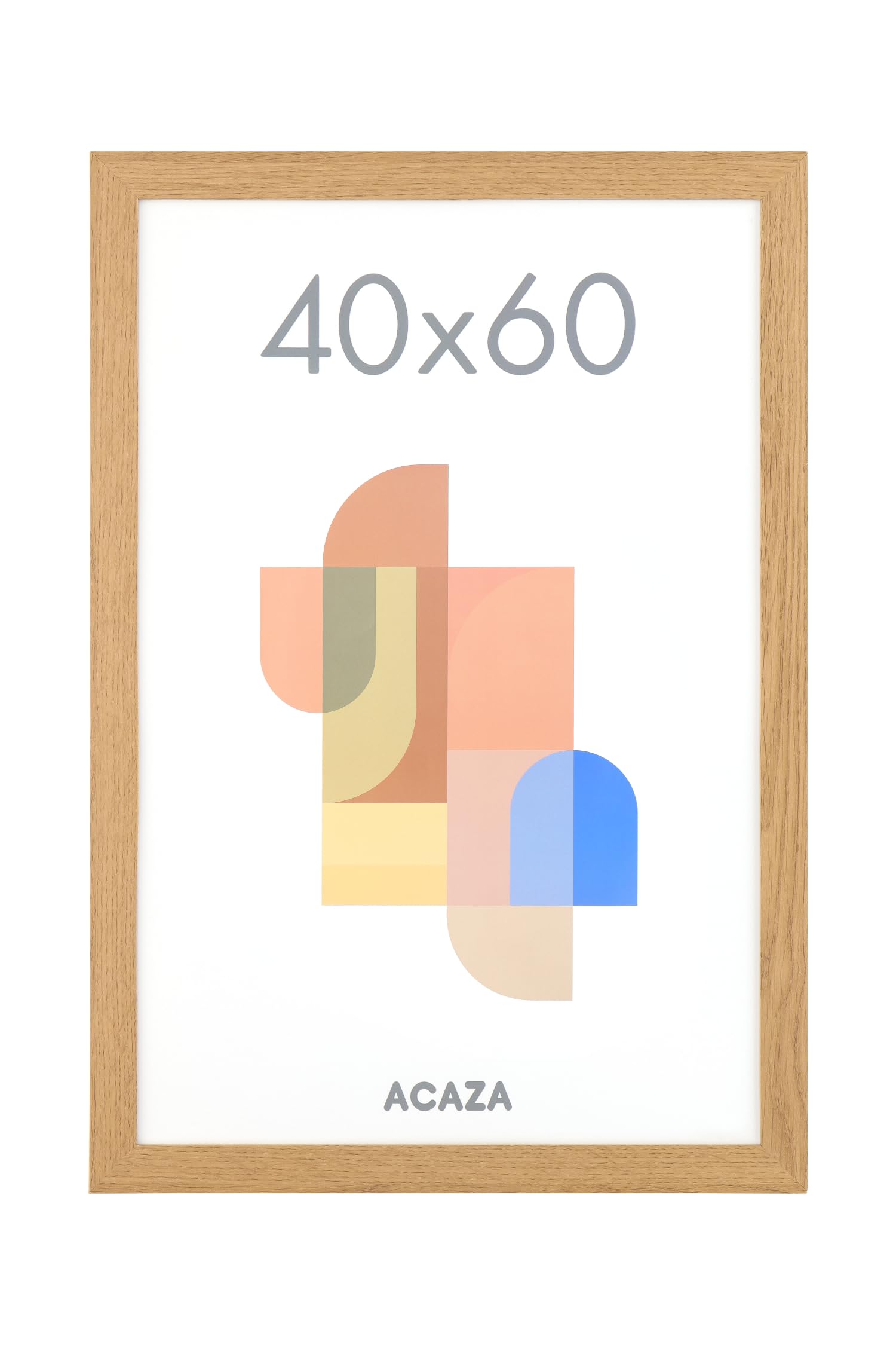 ACAZA 5-er Set Bilderrahmen 15x20 cm - Schwarz Holz - Fotorahmen für mehrere Fotos - Inkl. Acrylglas Schutz