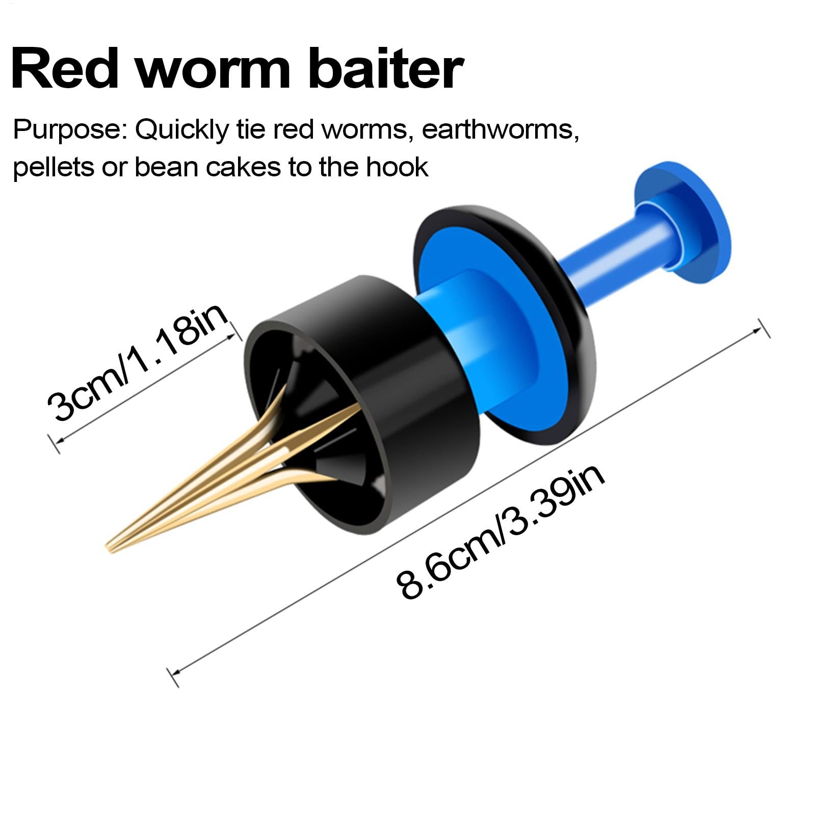 Strumento per anello pellet, anellatore per esche | Strumento di esca antiscivolo Anello per pellet | Kit per la, attrezzatura terminali da, clip per pellet con 1000