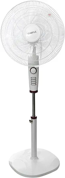 سعر ومواصفات مروحة ستاند من كاسل من كاسل، لون أبيض، FAS2218 (B091DJ8LC5) على Amazon EG