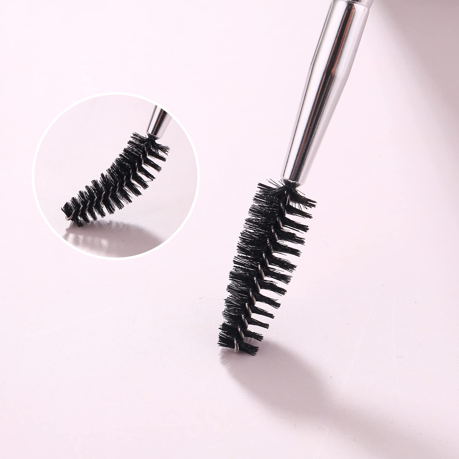 Spanking Double Ended Eyebrow Brush & Spoolie - Angled Brow Brush for Precision Application & Blending of Eye Brow Powders 2