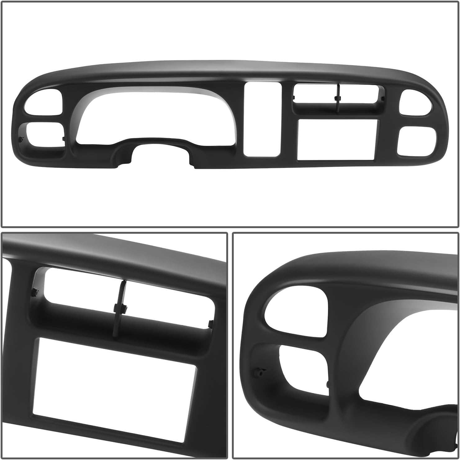 DNA MOTORING Double Din Dash Kit Compatible With 98-01 Ram 1500/98-02 Ram 2500 3500, ZTL-Y-0320
