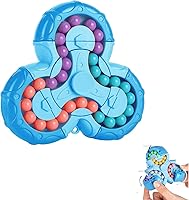 Vista 11 de Regalo para niños y niñas de 3 años, rompecabezas de frijoles mágicos de YUDANSI con forma de cubo giratorio, regalo para niños y niñas de 3 años