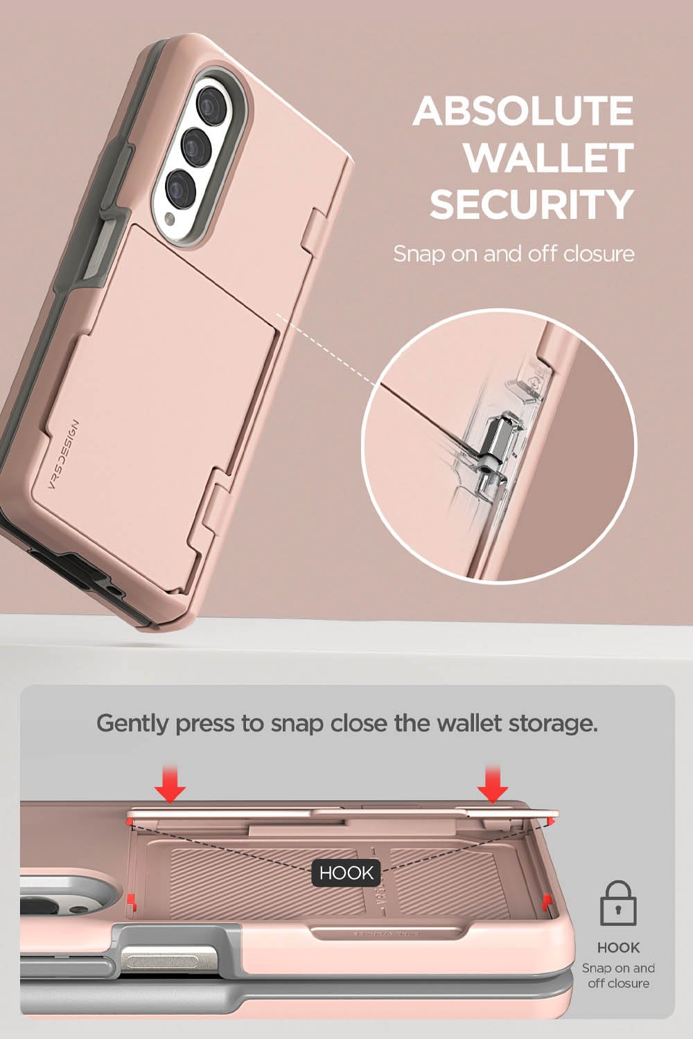 Amazon.co.jp: 【VRS】 Galaxy Z Fold4 5G 対応 ケース 耐衝撃