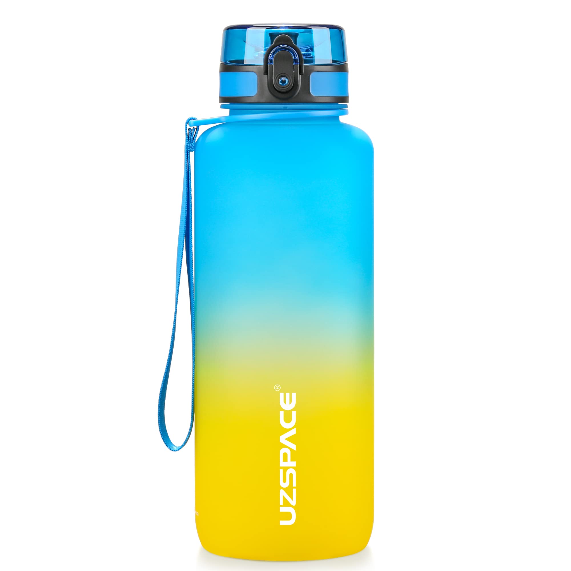 UZSPACE Botella Agua Deportiva,500ml/800ml/1000ml/1.5l, Tritan Botella Agua Sin BPA. Evitar Fugas de Agua y Ideal para el Ejercicio y los Deportes al Aire Libre — view 37