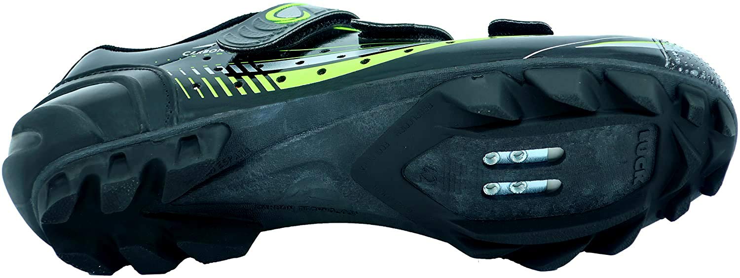 LUCK Scarpe da Ciclismo Master, con Suola in Carbonio e Tripla Striscia per Un Supporto Perfetto