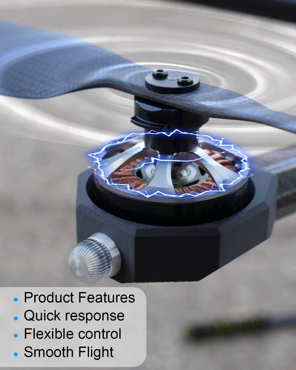 FPV Drone Motor 2306.5 1800KV 6S Brushless Motor Fit for FPV Racing Drone QAV Quadcopter, 4 Pz