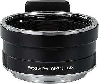Fotodiox Pro Lens Mount Adapter, Contax 645 (C645) Mount Lens to Fujifilm G-Mount GFX Mirrorless Digital Camera Systems (such as GFX 50S and more)